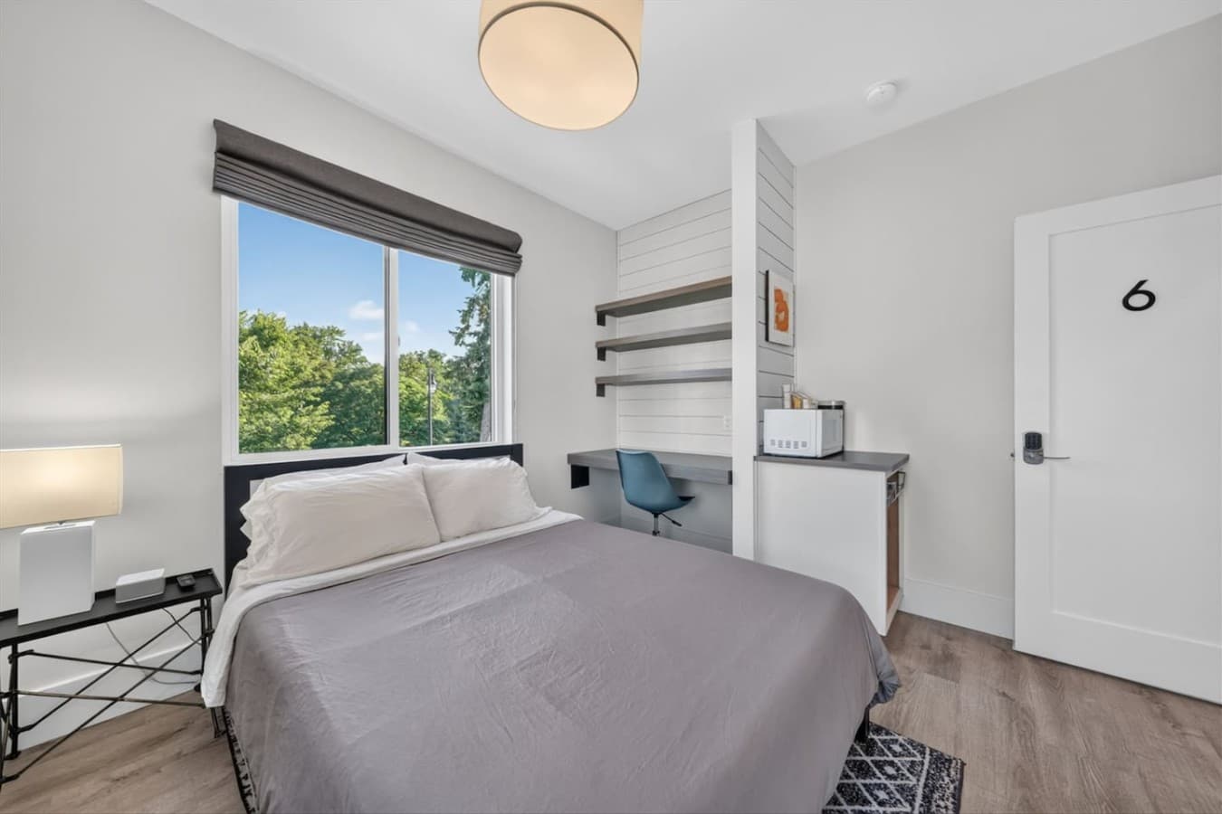 Sleep soundly in a cozy, well-appointed room.