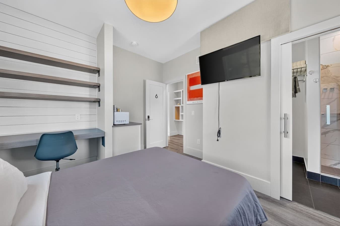 Every bedroom is thoughtfully prepared with fresh linens, comfortable mattresses, and plenty of storage to help you feel at home from the moment you arrive.