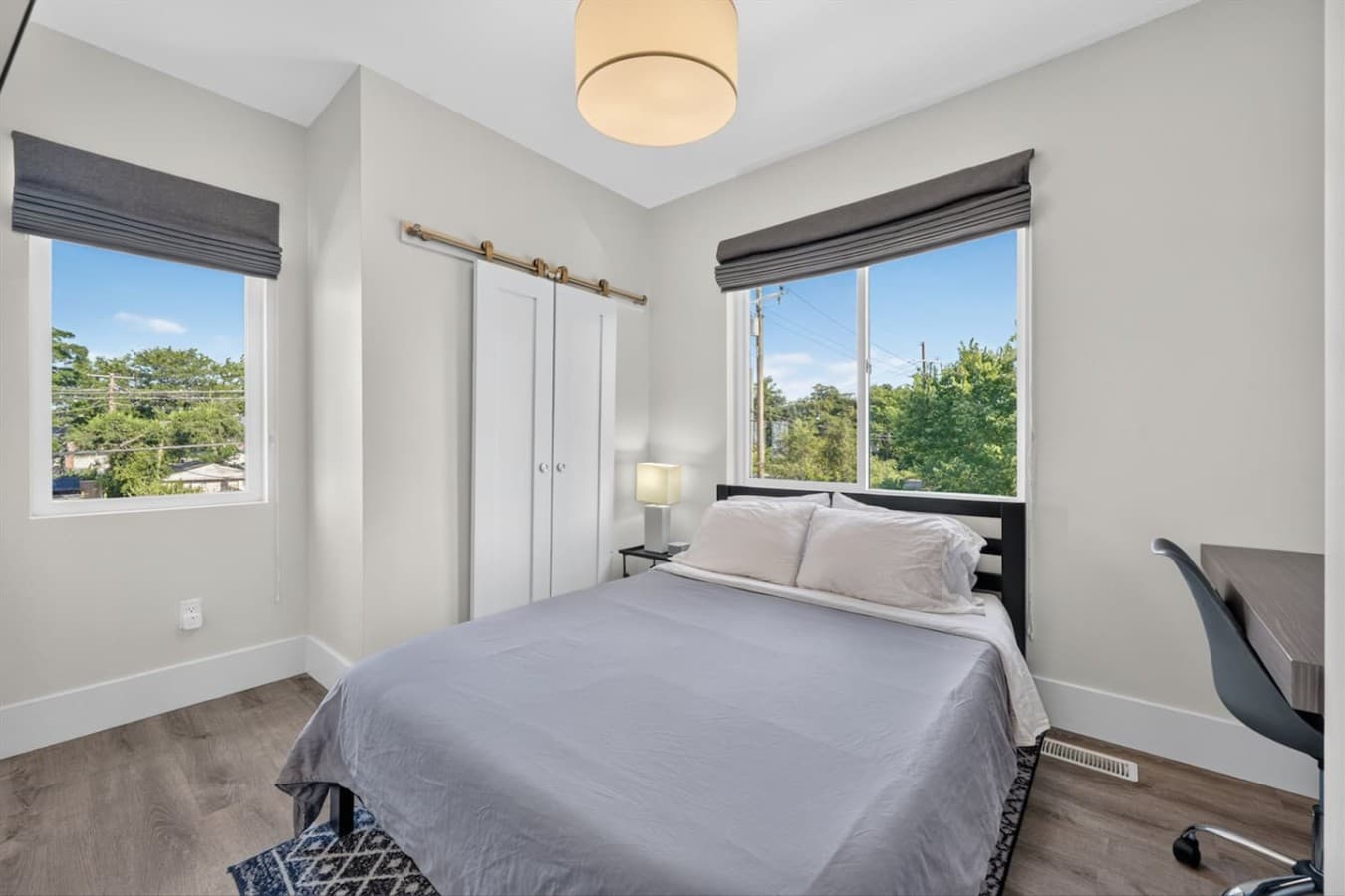 Soft bedding for a restful night's sleep.