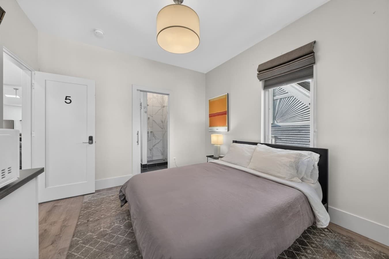 Natural light and cozy furnishings create a relaxing space you'll look forward to returning to each evening.