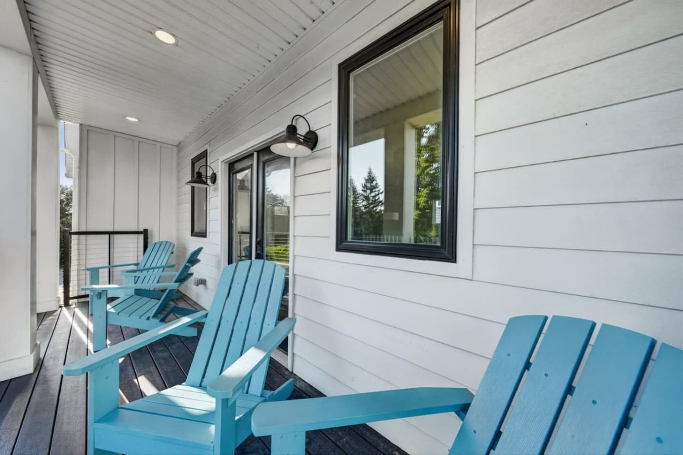 A cozy outdoor retreat for fresh air and quiet moments.