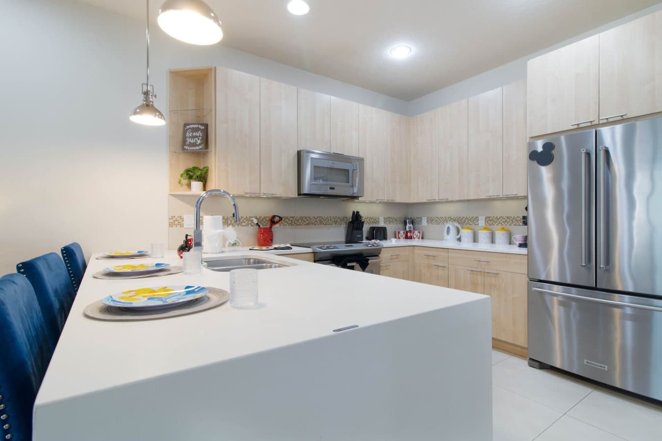 Bright kitchen with a spacious island perfect for meal prep and entertaining.