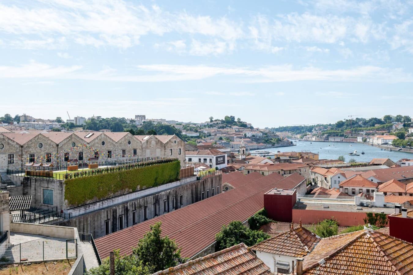 Enjoy picturesque views of the historic rooftops and the scenic Douro waterfront.