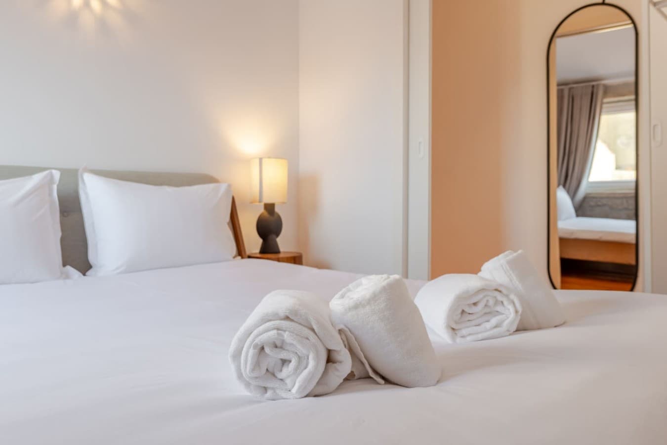 Enjoy a restful night's sleep surrounded by timeless architectural charm.