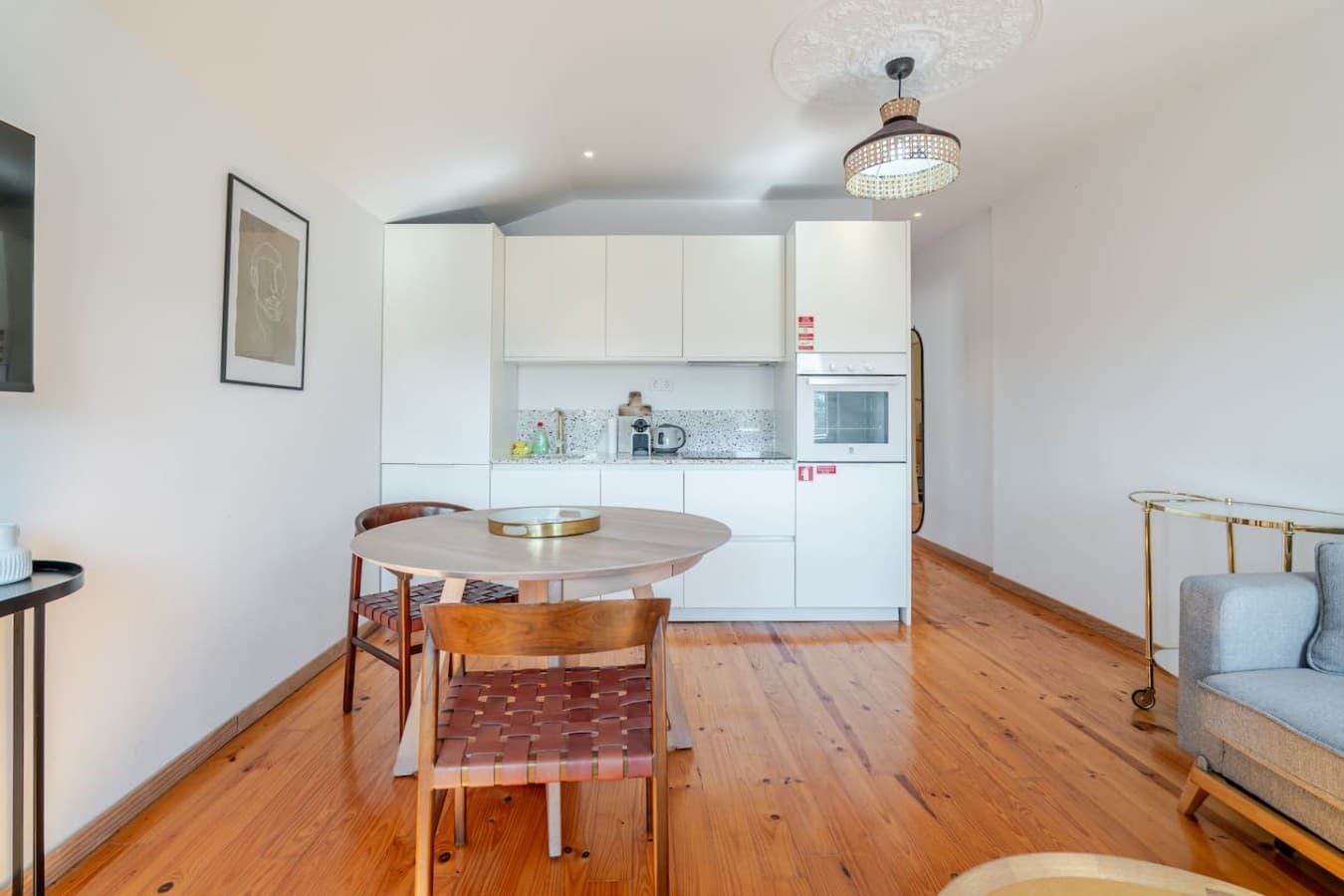 A cozy dining space perfect for breakfast, dinner, or planning your day's adventures.