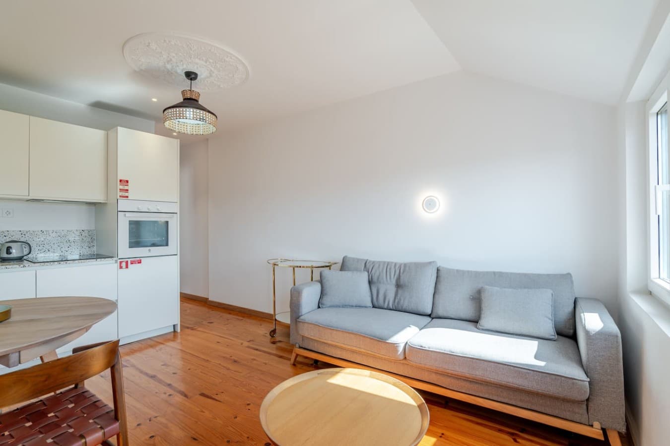 Sit back, relax, and feel at home in this contemporary and inviting living space.