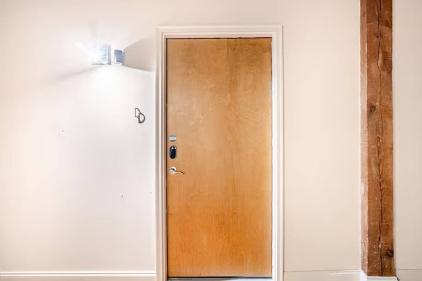 Private entry door for easy access and convenience.