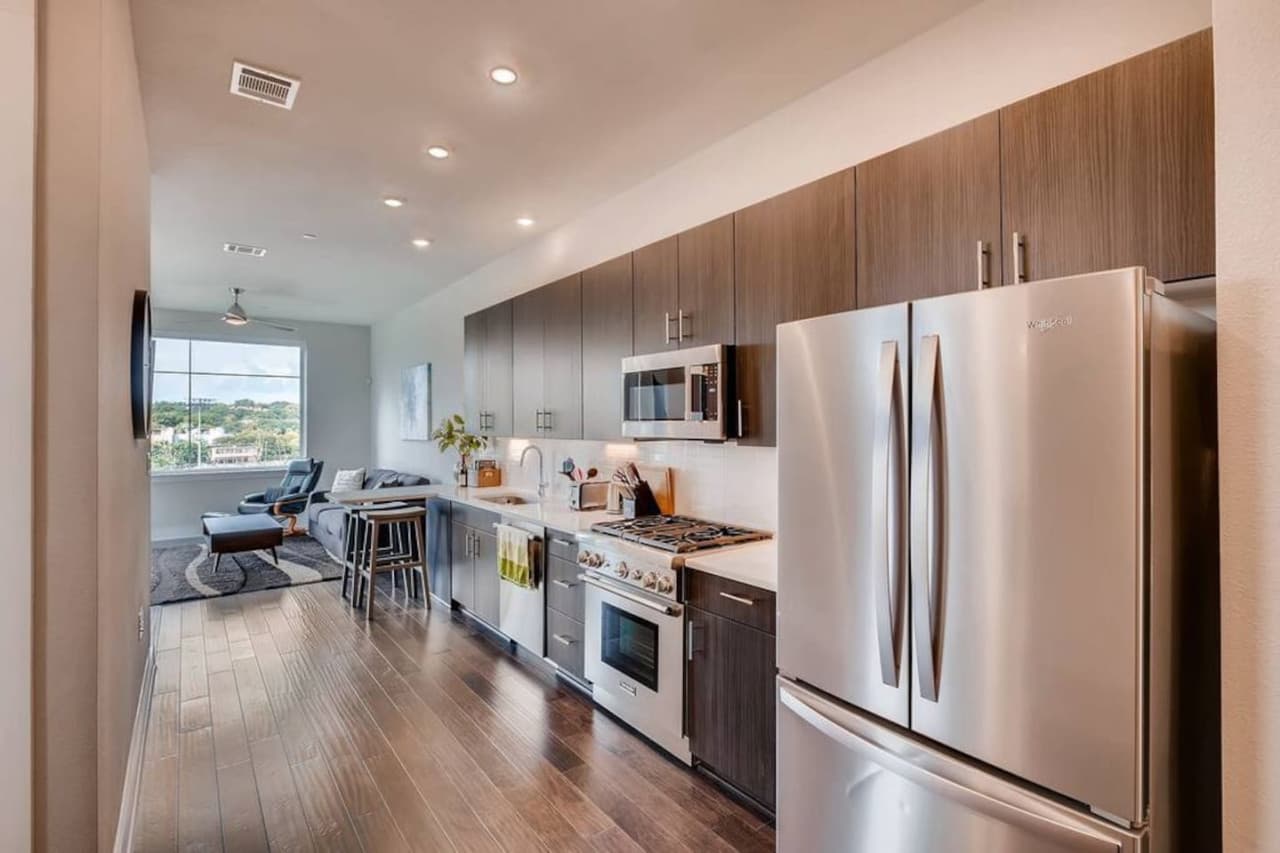 Kitchen, Living Room