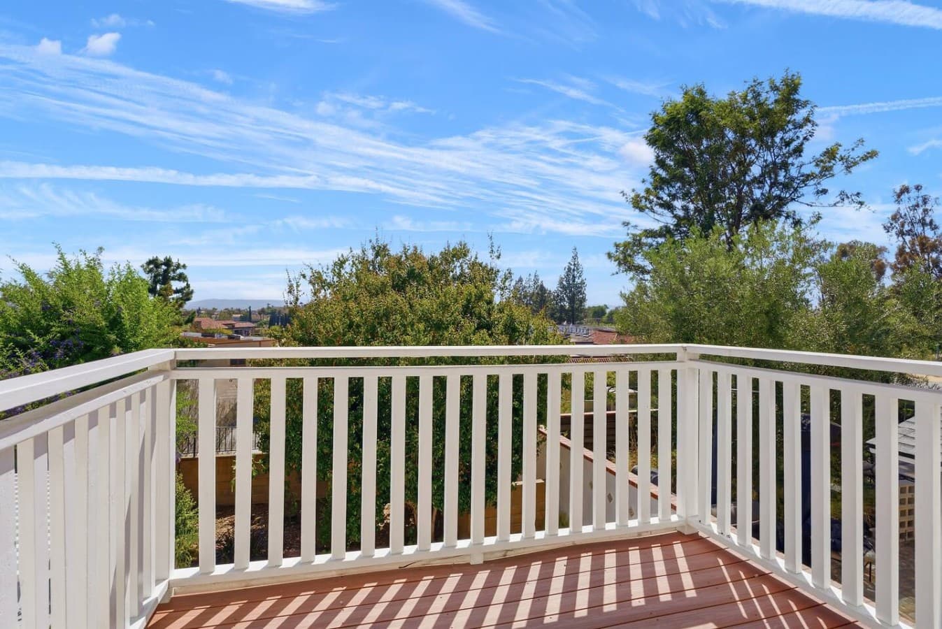 Private balcony with scenic views and a peaceful place to unwind.
