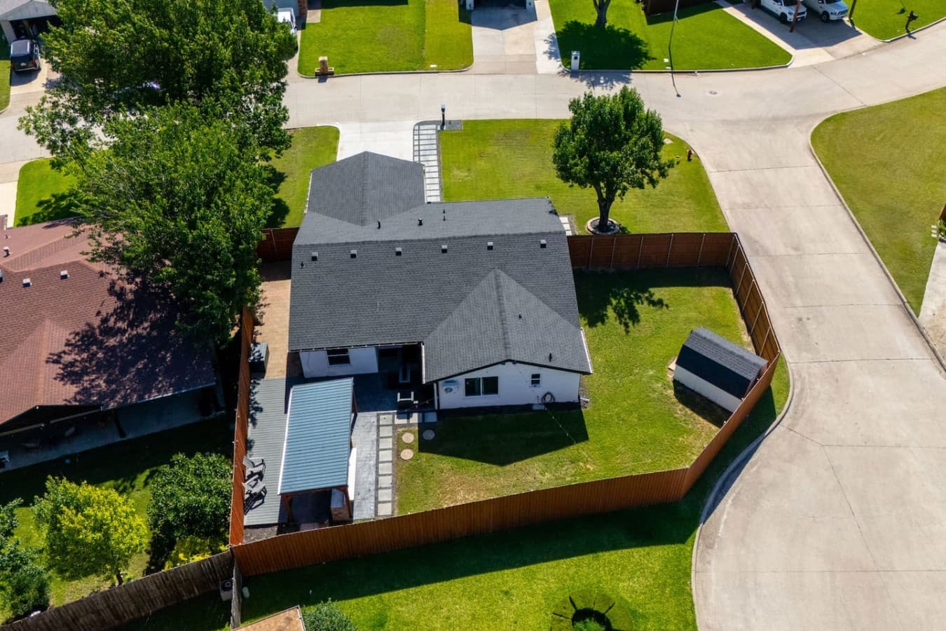 Fully fenced property offering privacy, generous outdoor living space, and plenty of room to relax and enjoy the outdoors.