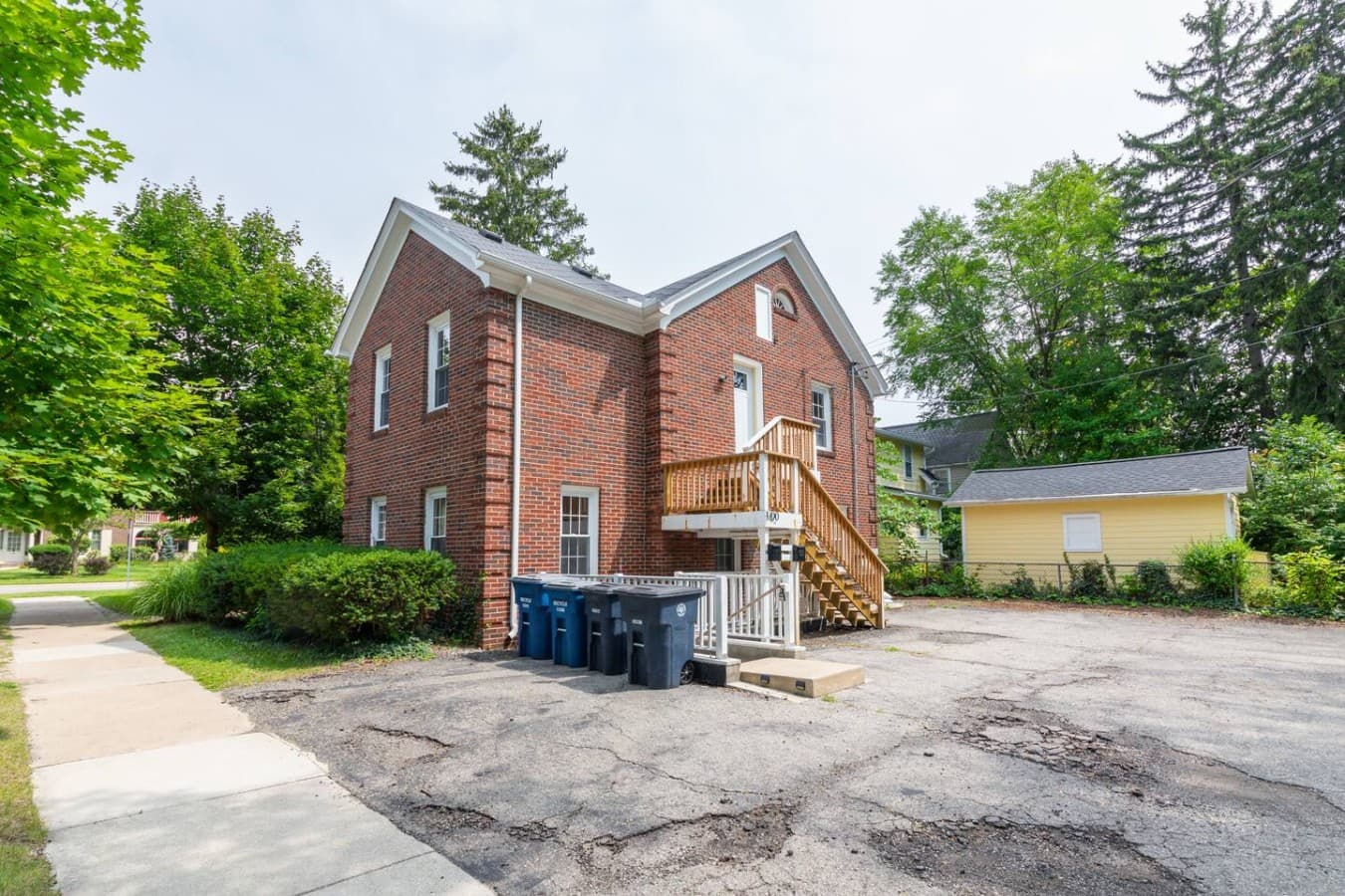 Charming brick exterior with on site parking and easy access.