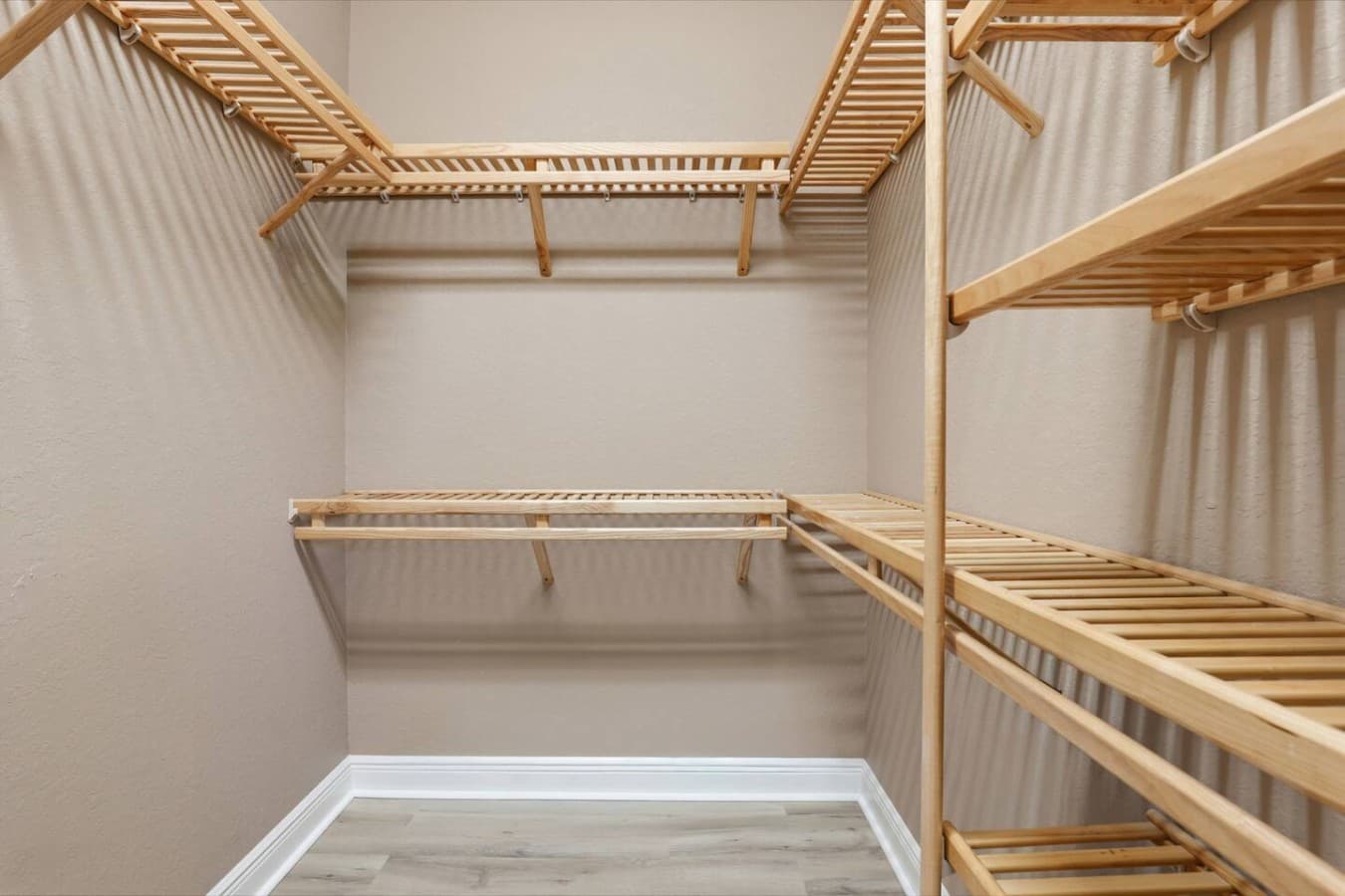 Additional walk in closet space for easy unpacking and organization during your stay.