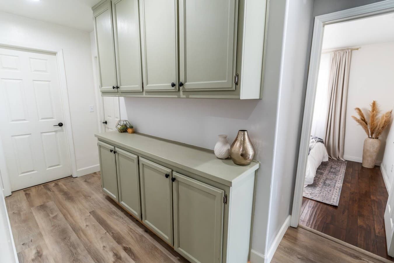 Extra storage space for keeping your belongings organized during your stay.