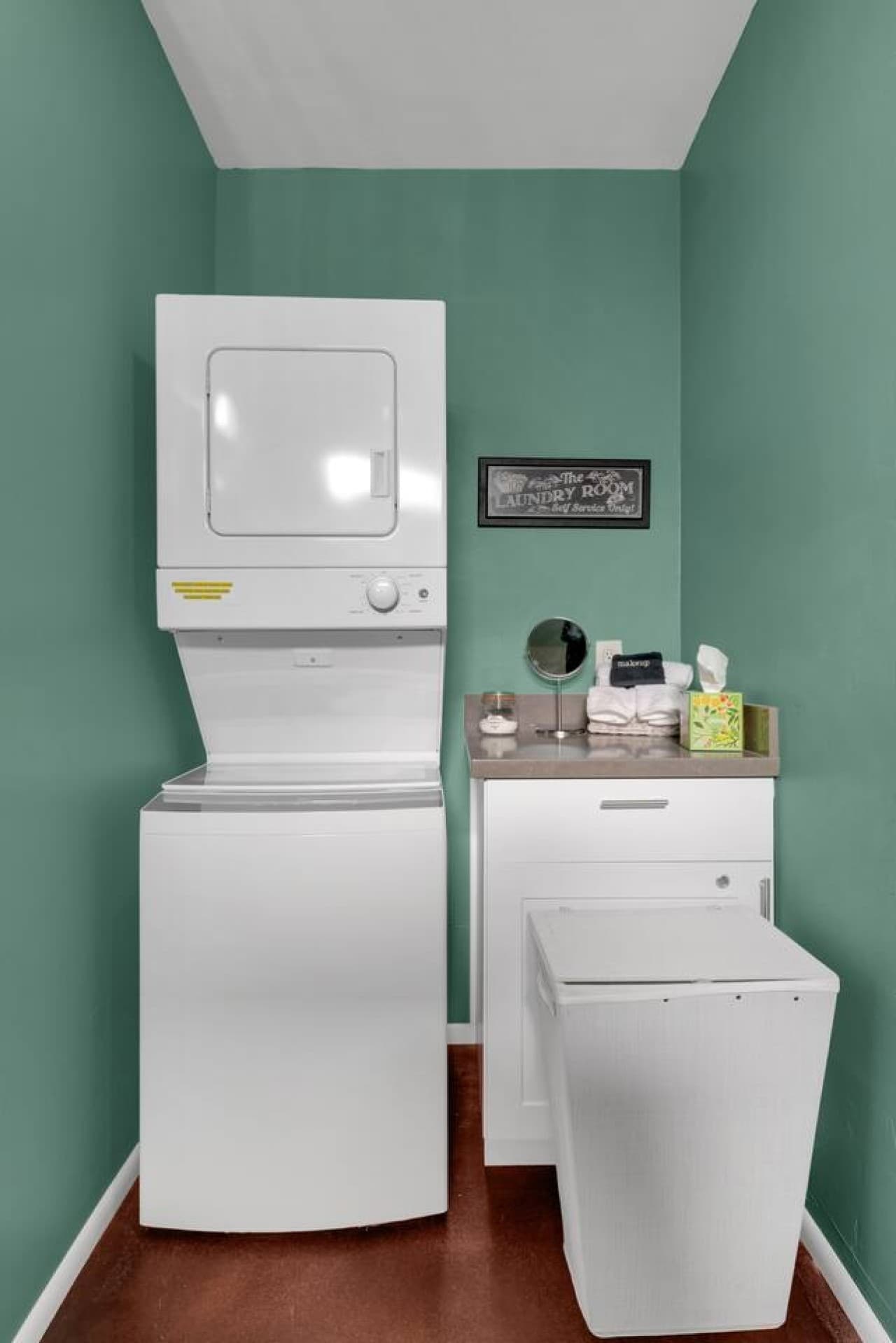 In unit washer and dryer available for added convenience during your stay.