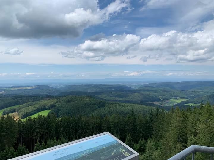 Szklarska Poręba- großartige Aussicht vom Gipfel