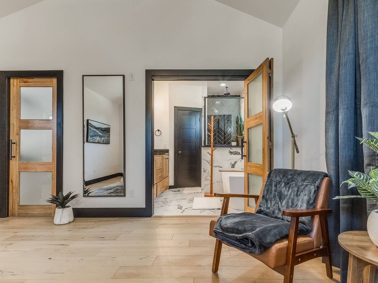 Private ensuite bathroom sits just steps from the bedroom for added comfort and convenience.