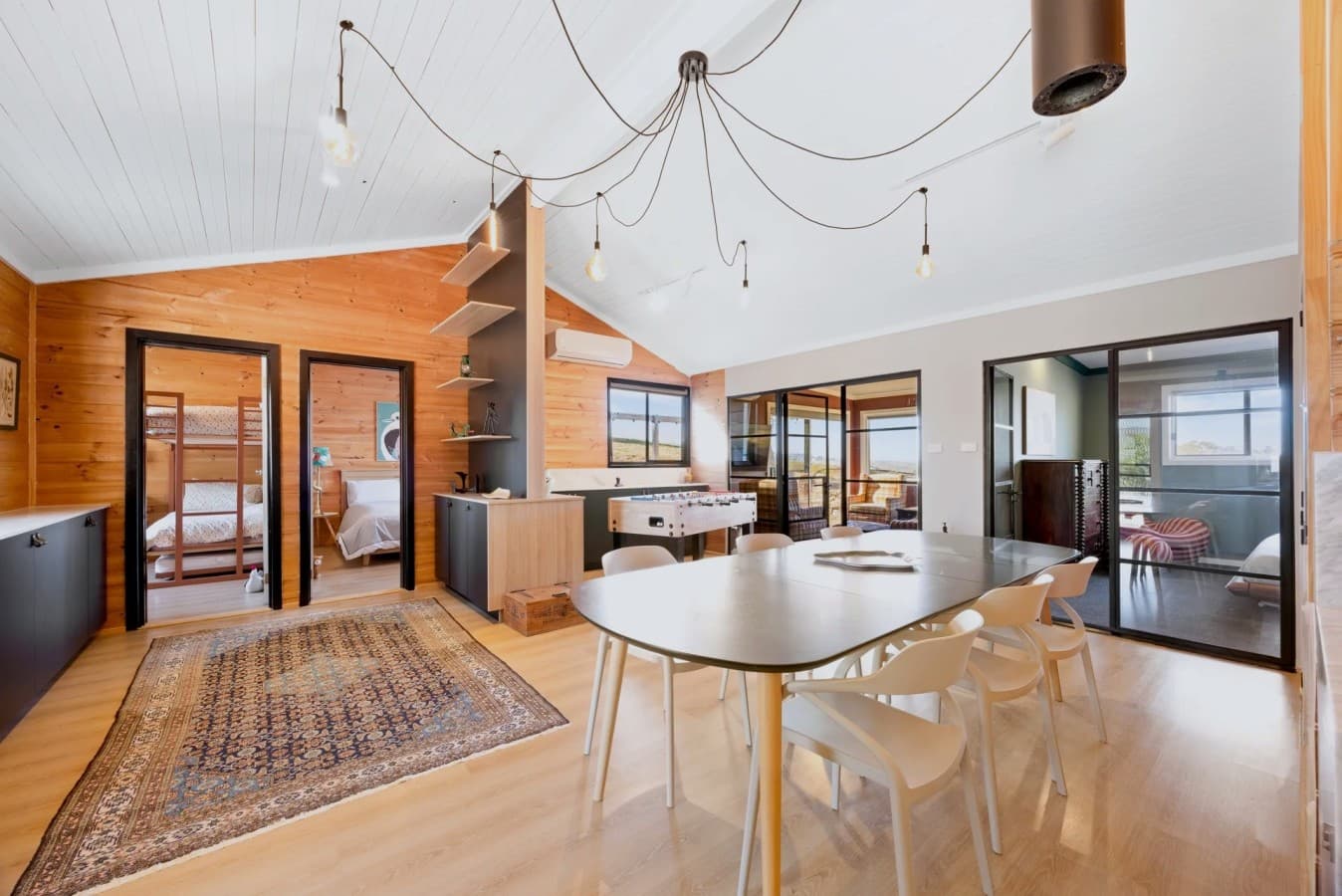 12 Bella Vista High Country Retreat - Open Plan Dining and Games Area.jpg