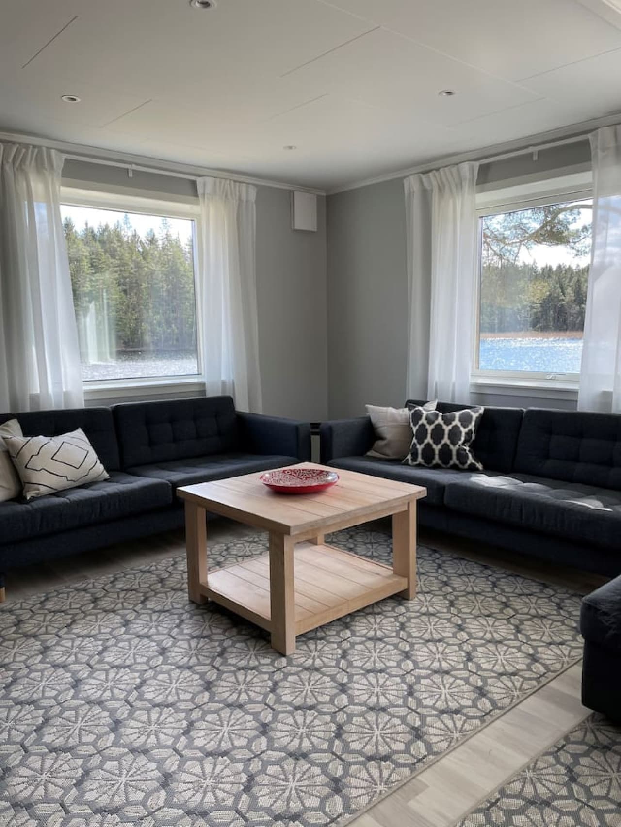 Lounge room with couches