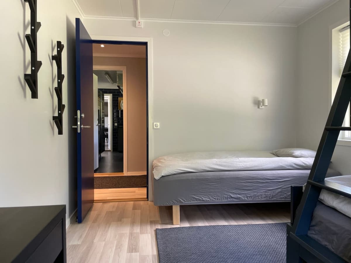 Bedroom in main building that sleeps 4 persons