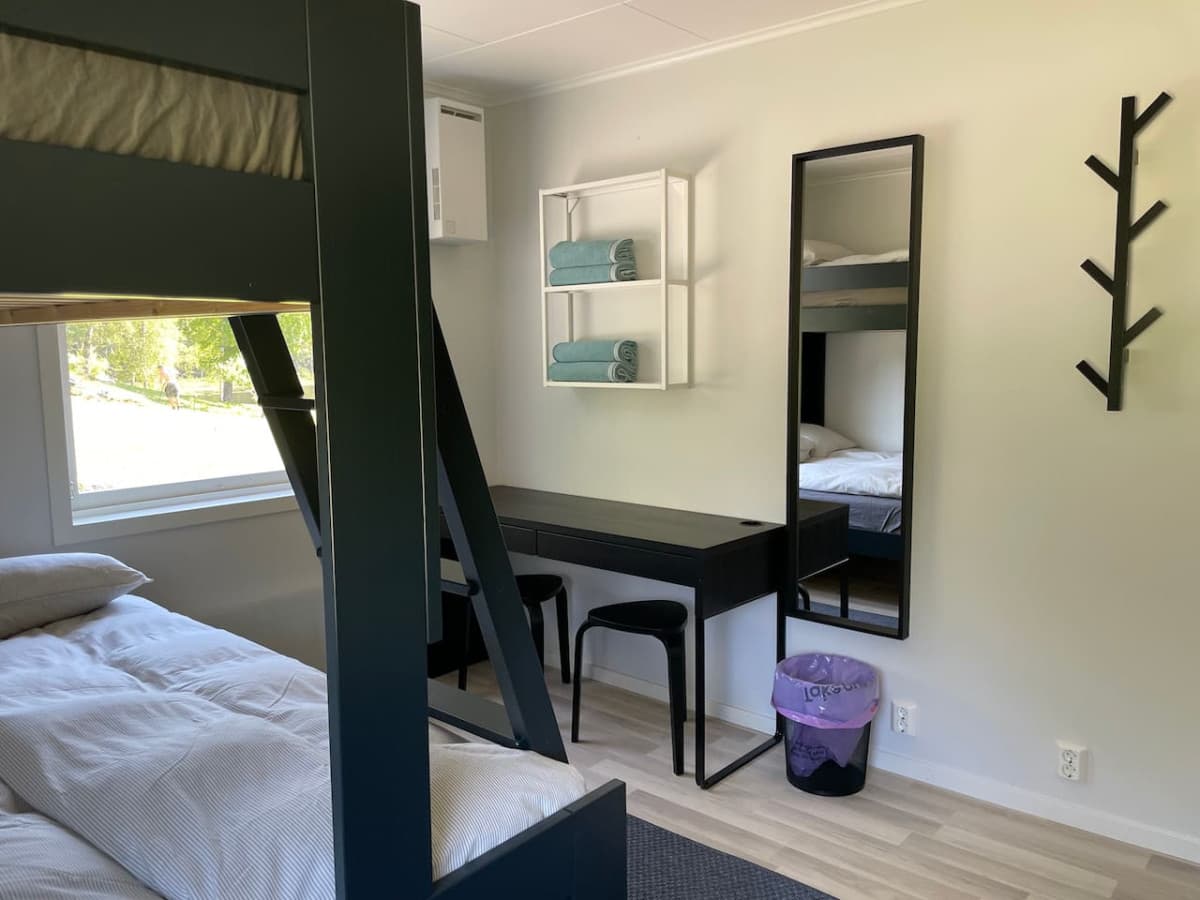 Bedroom in main building.