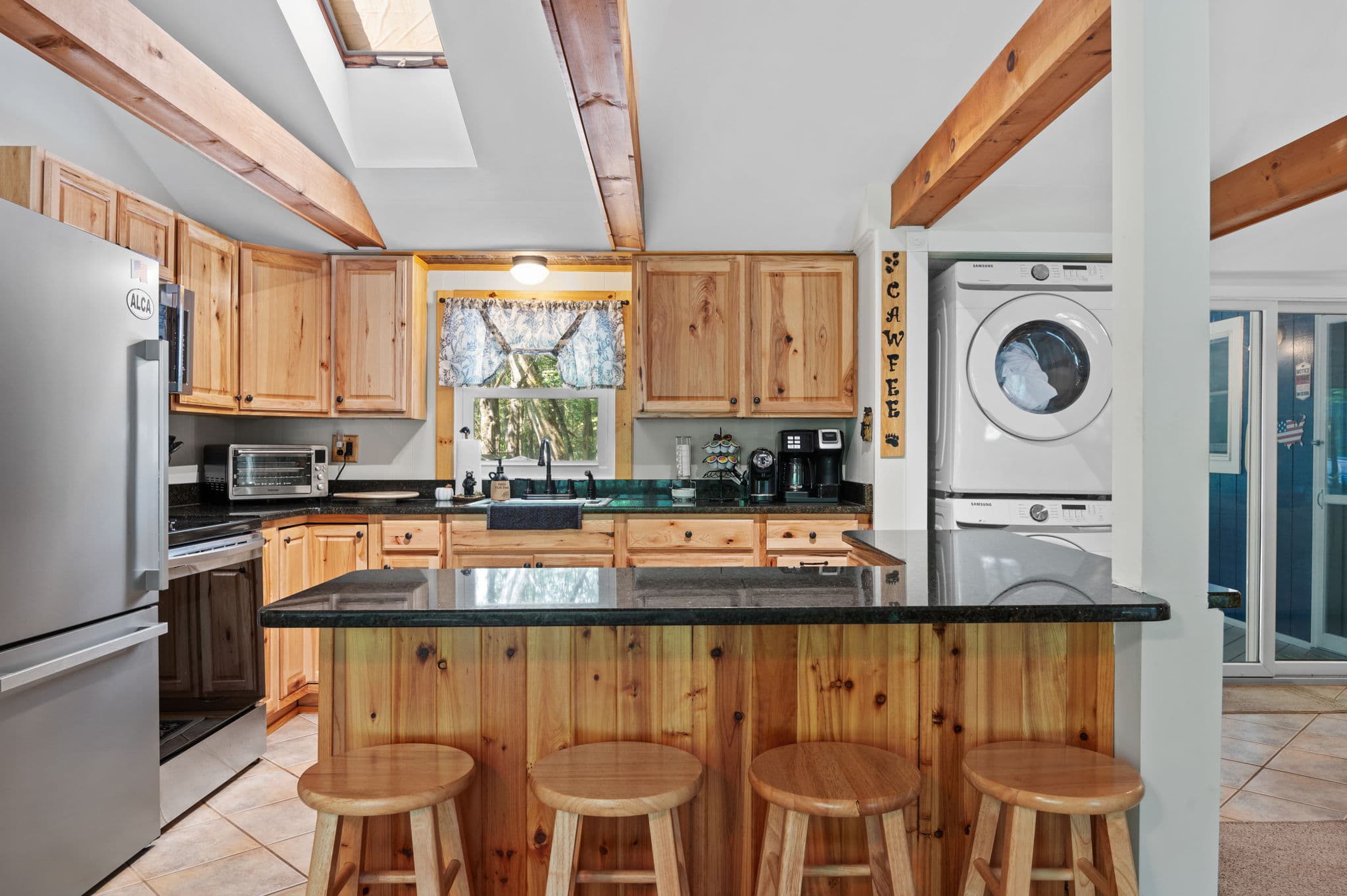 Island in the kitchen
