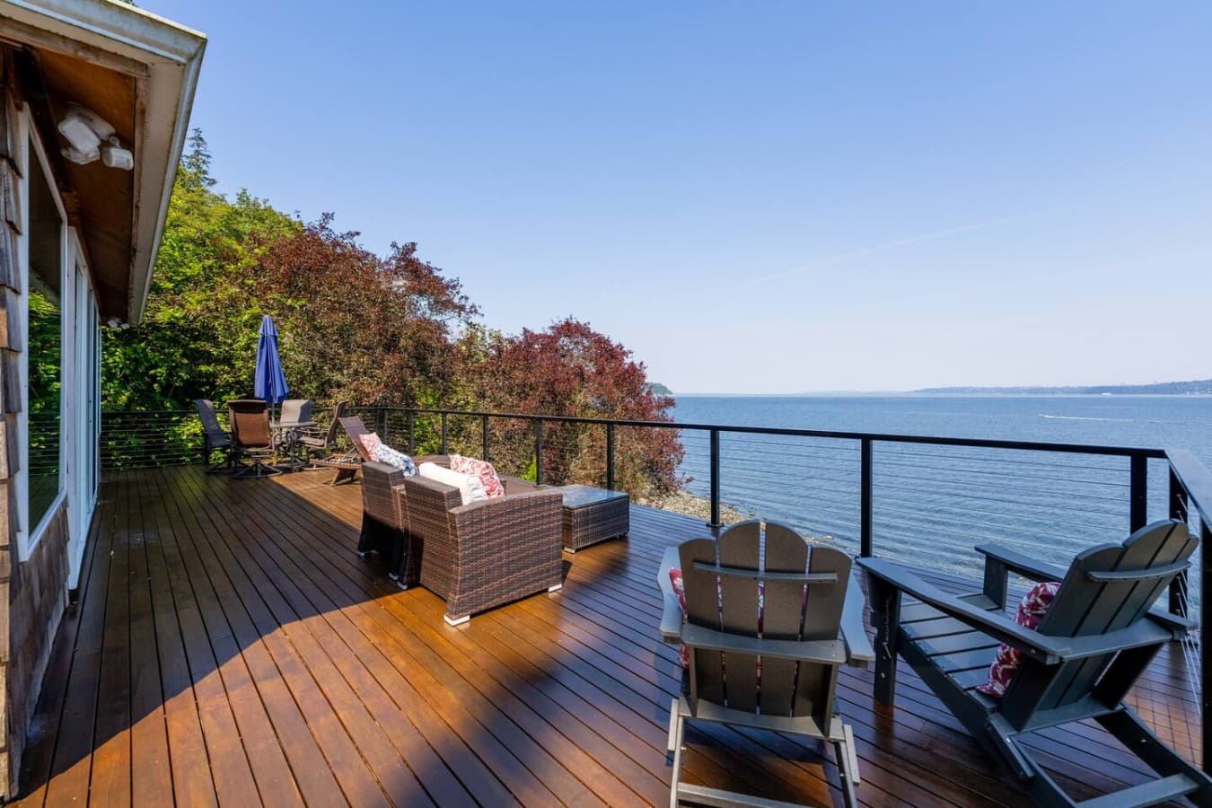 Settle into a lounge chair and watch the water stretch across the horizon.