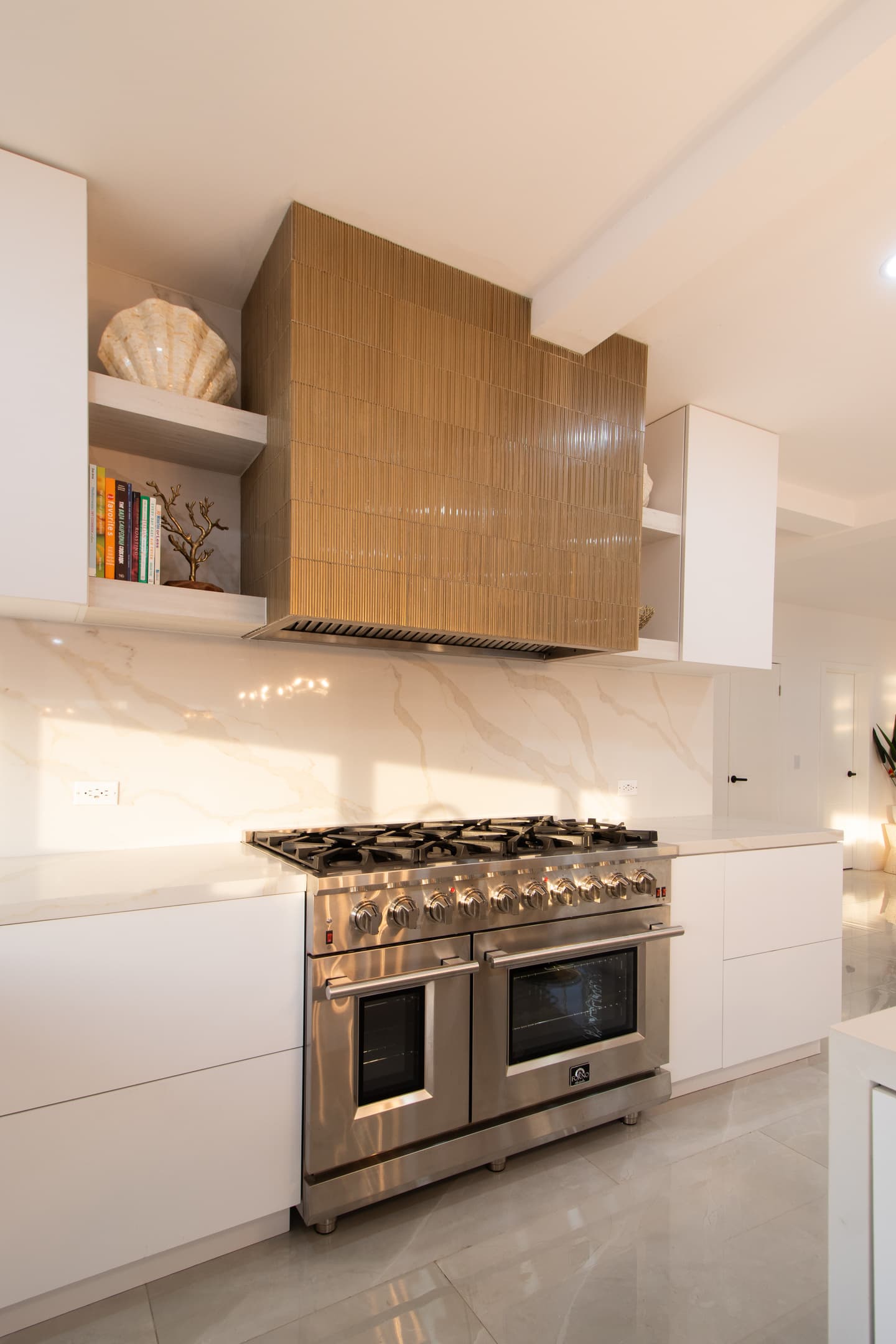 48" Italian Forno dual oven gas range with 8 burners
