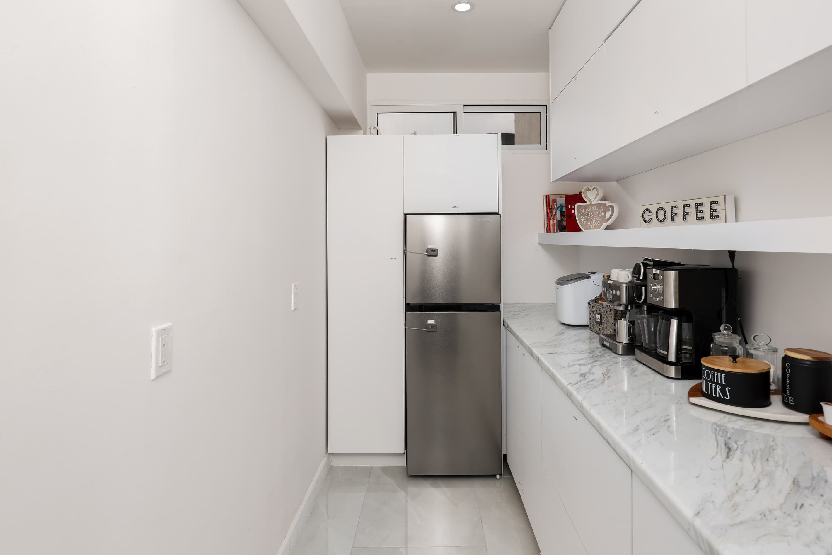 The Pantry is right next to the kitchen