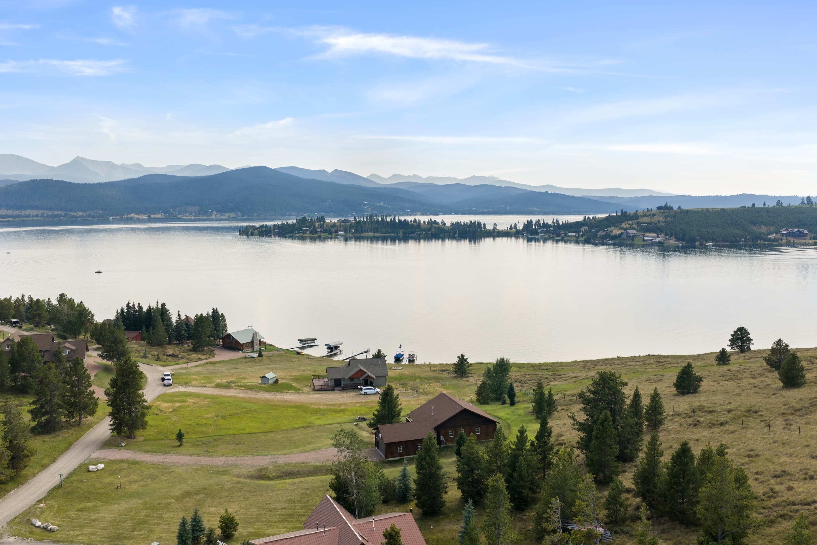 View of home & lake