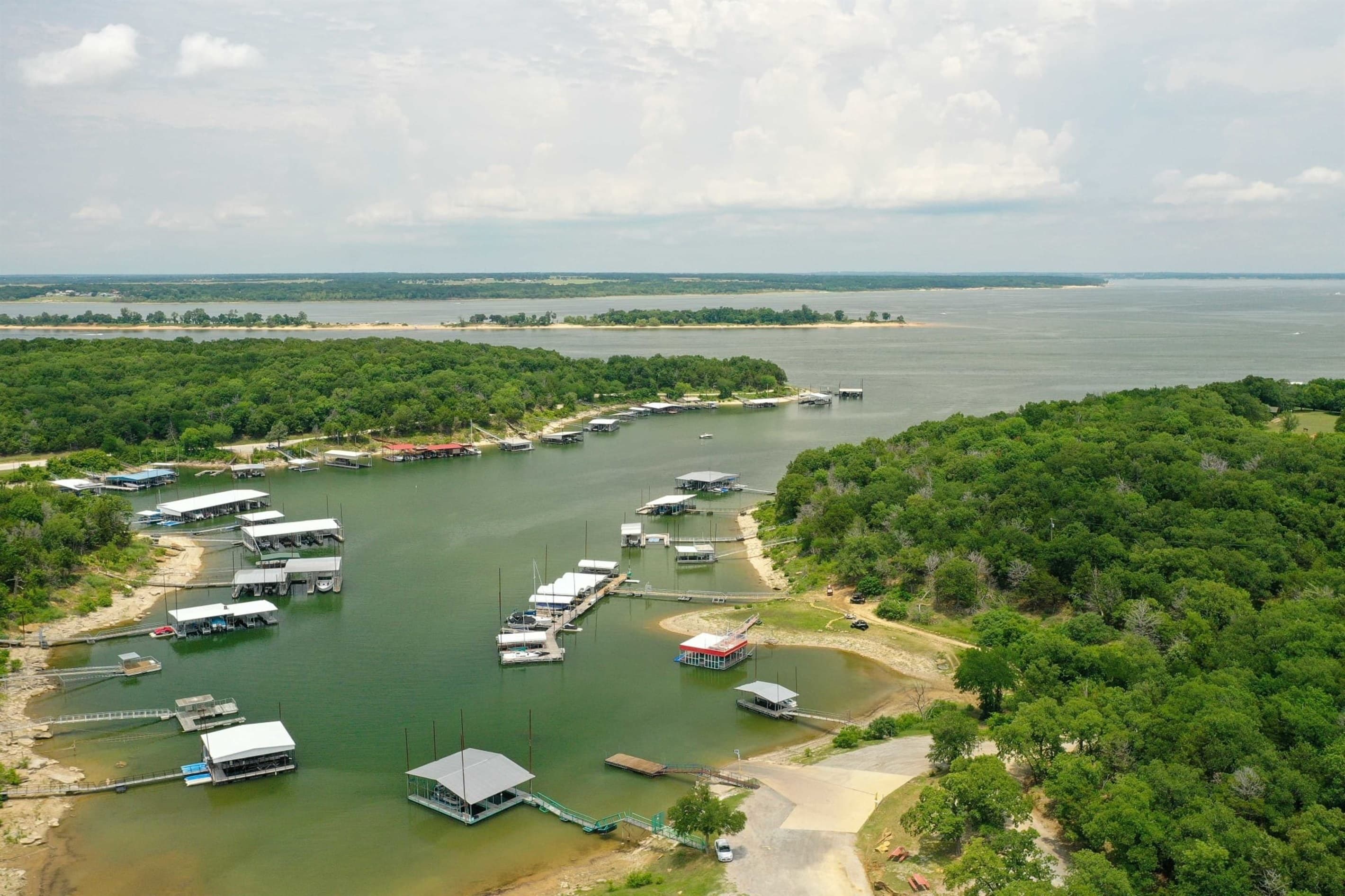 Neighborhood Lake Access | Treasure Island and Party Island in the Distance | *Lake water clarity and levels fluctuate throughout the year.