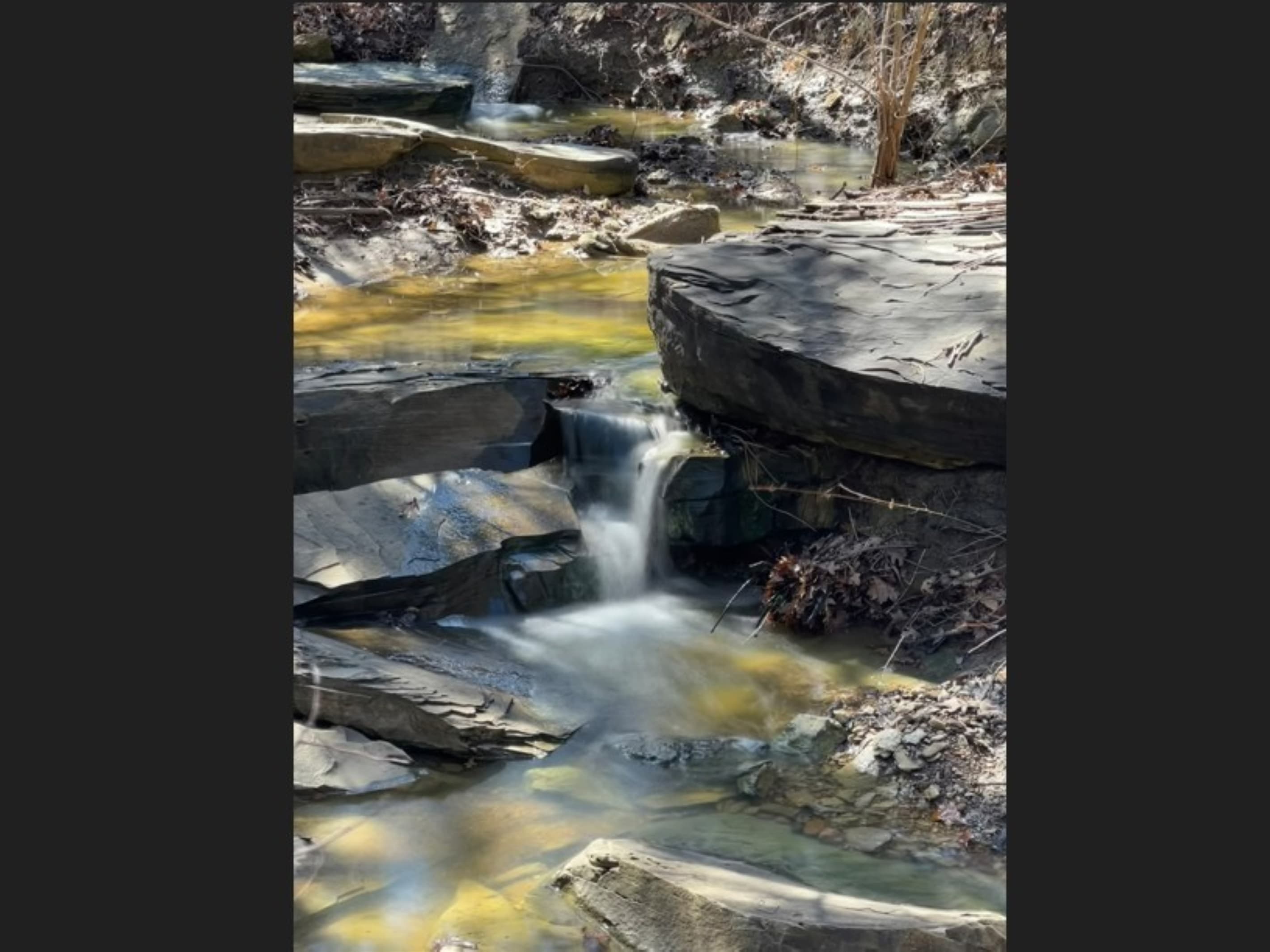 From the Backyard, Hike the On-Site Trails Through 10+ Acres of Wooded Area with Creeks and Rock Outcroppings Leading to Lake Texoma | *Please note the creeks may be dry depending on rainfall.