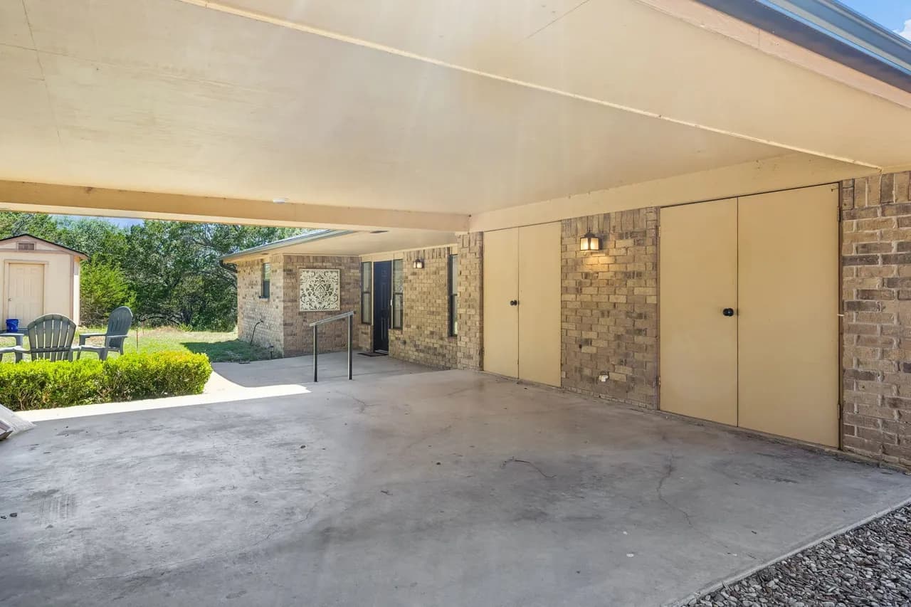 Covered carport