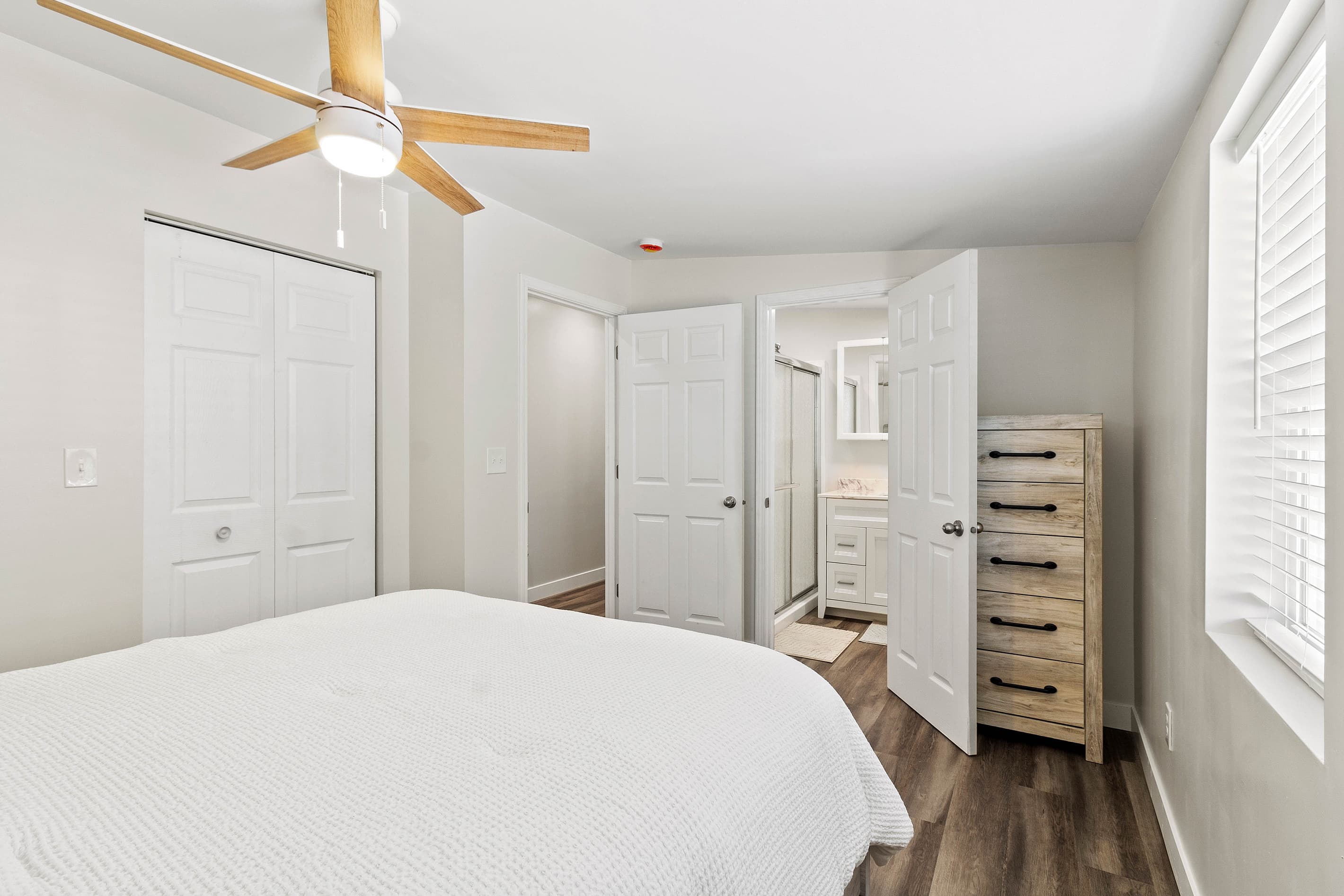 The Waterbury Way - Primary BR with Closet and Dresser