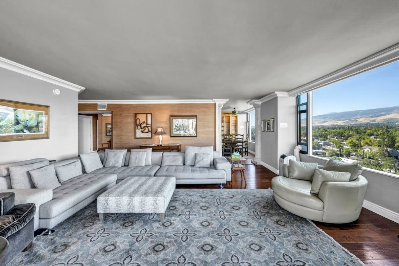 Where the view becomes part of the room.