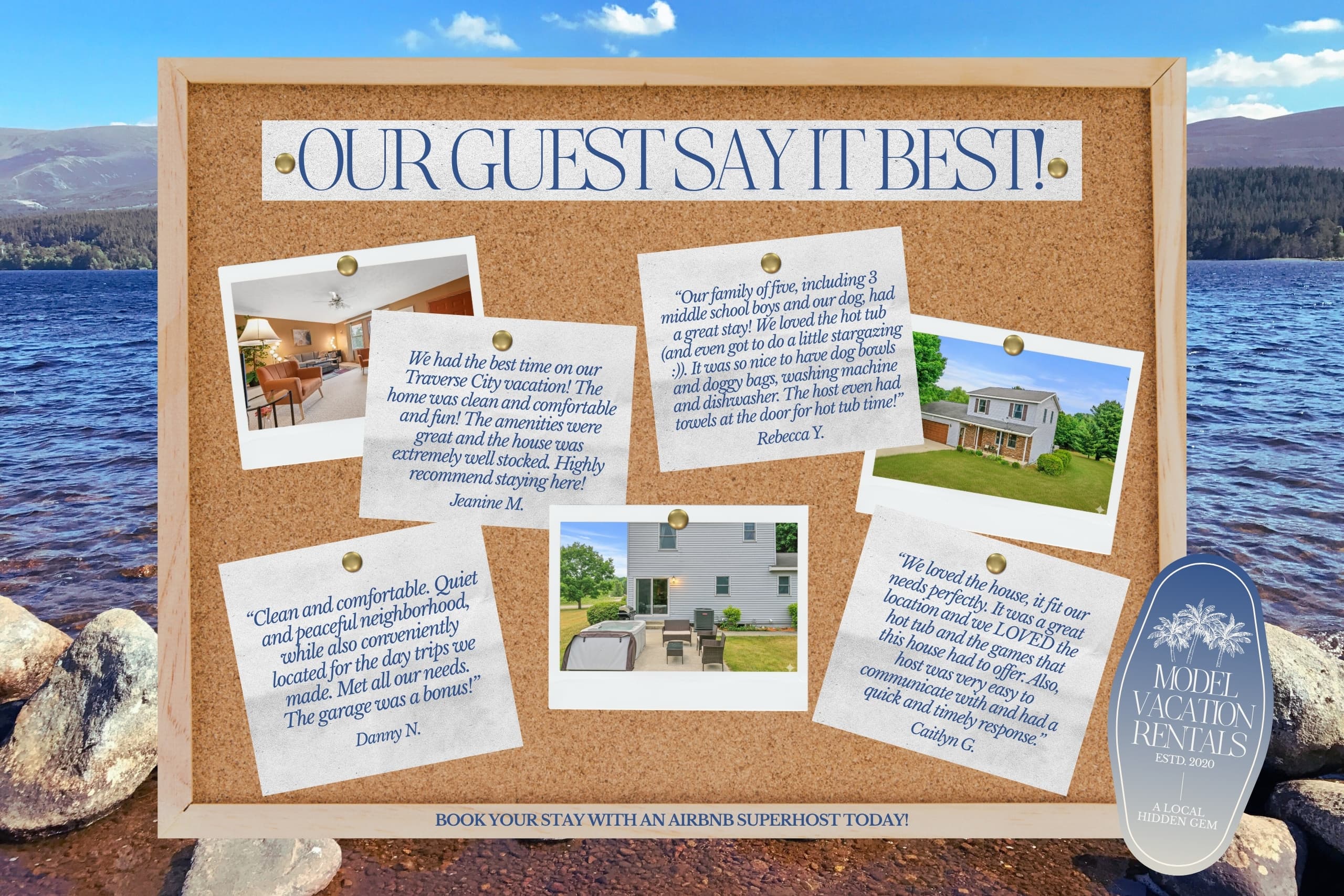 5 Star Rated Guest Reviews!