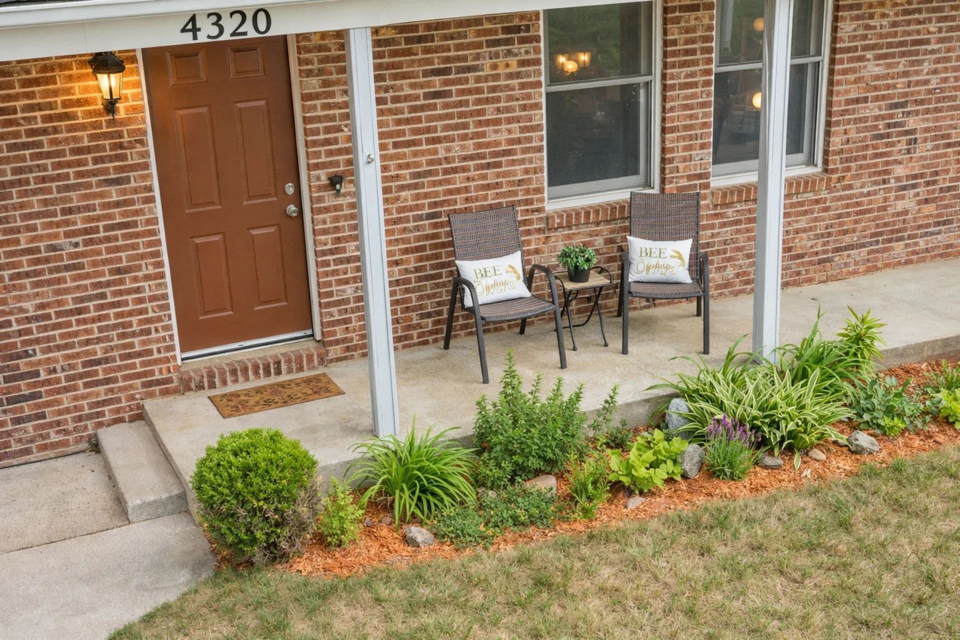 Easy wide ground level entrance into your home