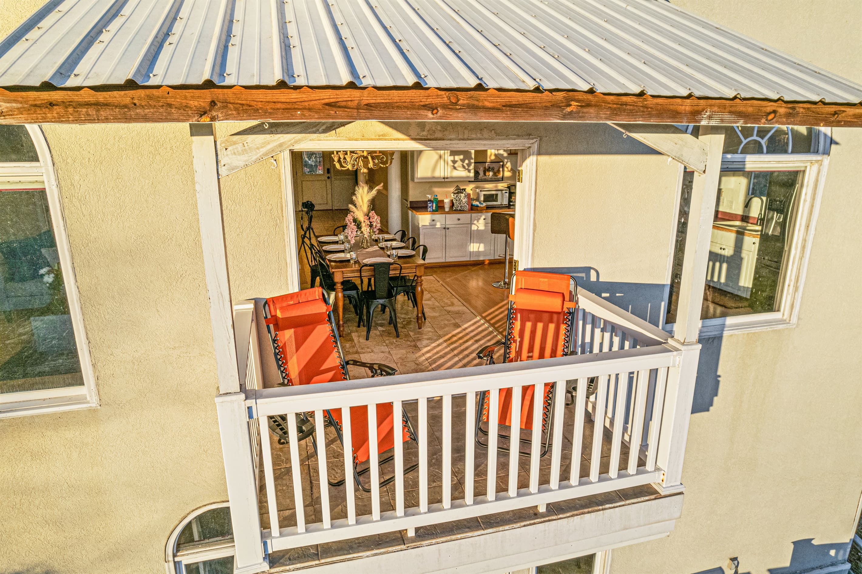 Deck on main level