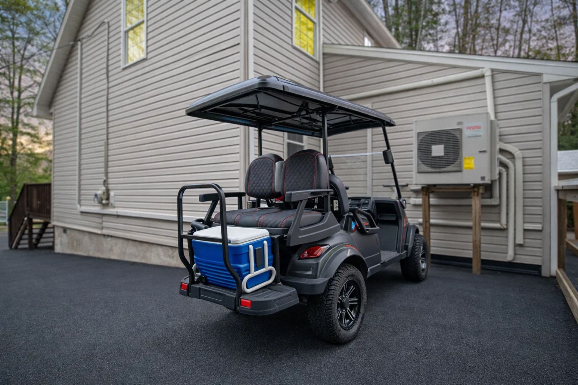 Golf Cart Delight: Explore the great outdoors with this ready-to-ride golf cart adventure!