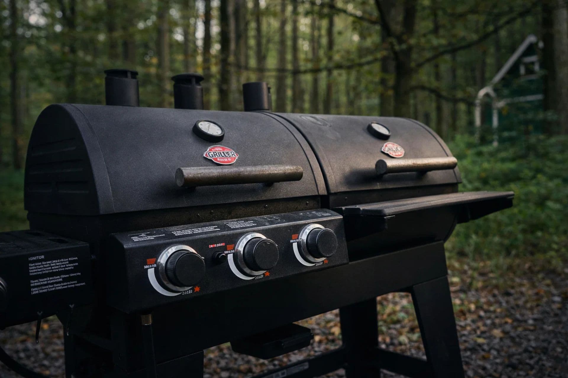 Outdoor Grill: Fire up your BBQ skills surrounded by nature's beauty and fresh air!
