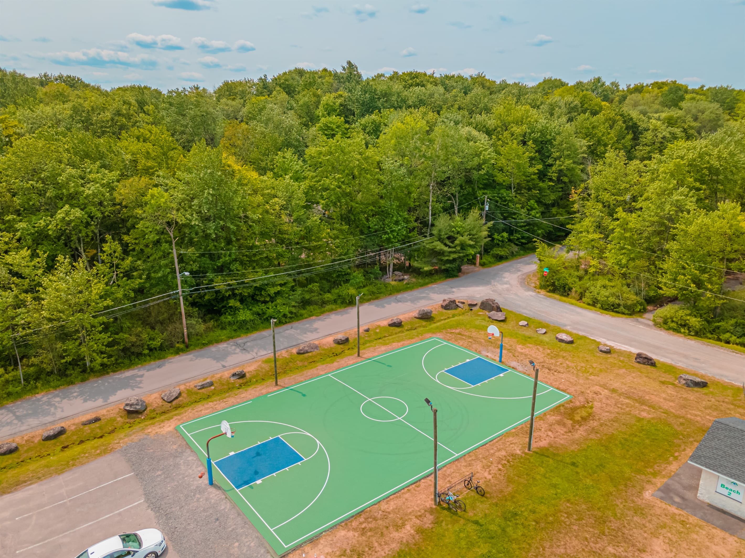 Recreation Area: Shoot some hoops surrounded by nature's beauty and enjoy outdoor fun!