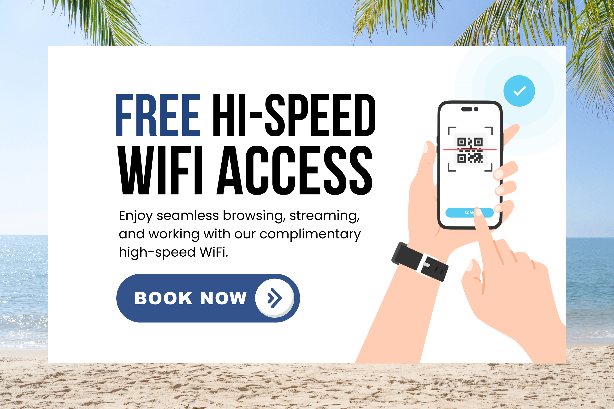 Free Hi-Speed Wifi Access!