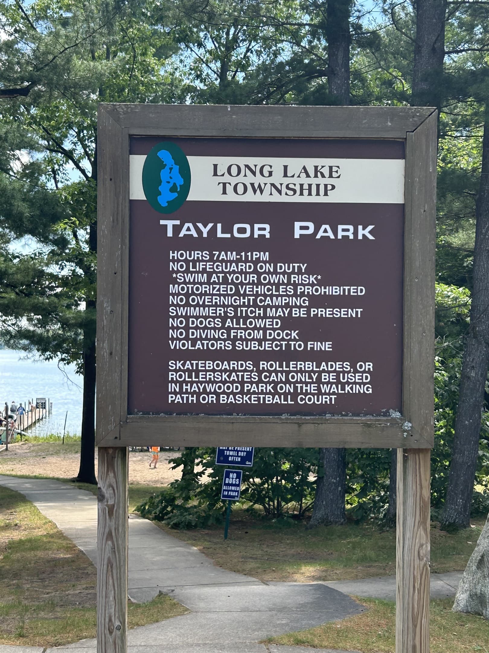 Closest lake access to Long lake