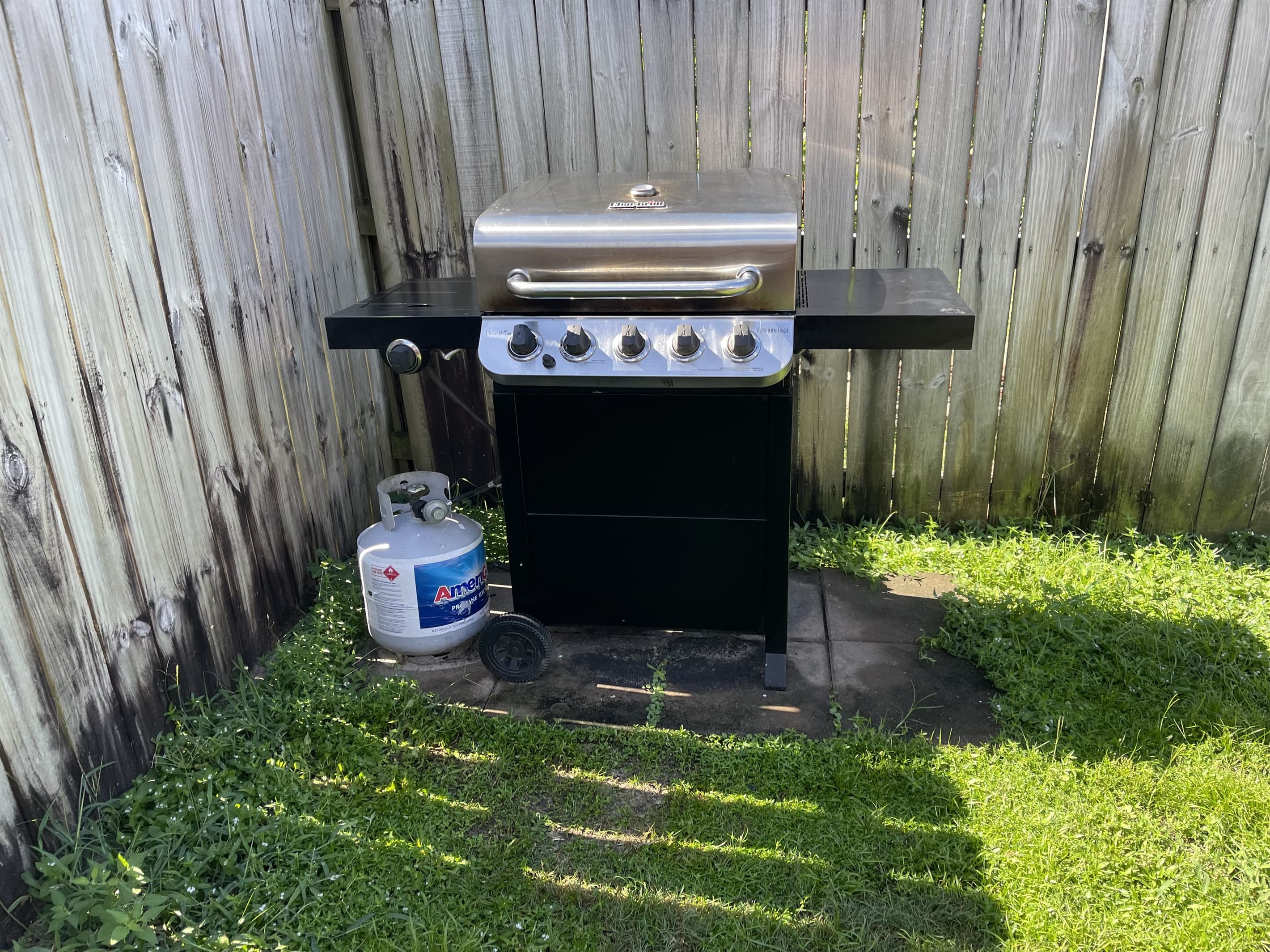 BBQ Grill: Sizzle up a feast outdoors in your private backyard paradise! Enjoy delicious moments!