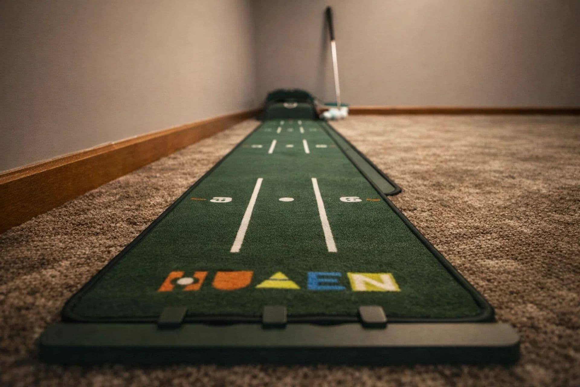 Indoor Golf Haven: Perfect your swing on our indoor putting green—fun for all skill levels!