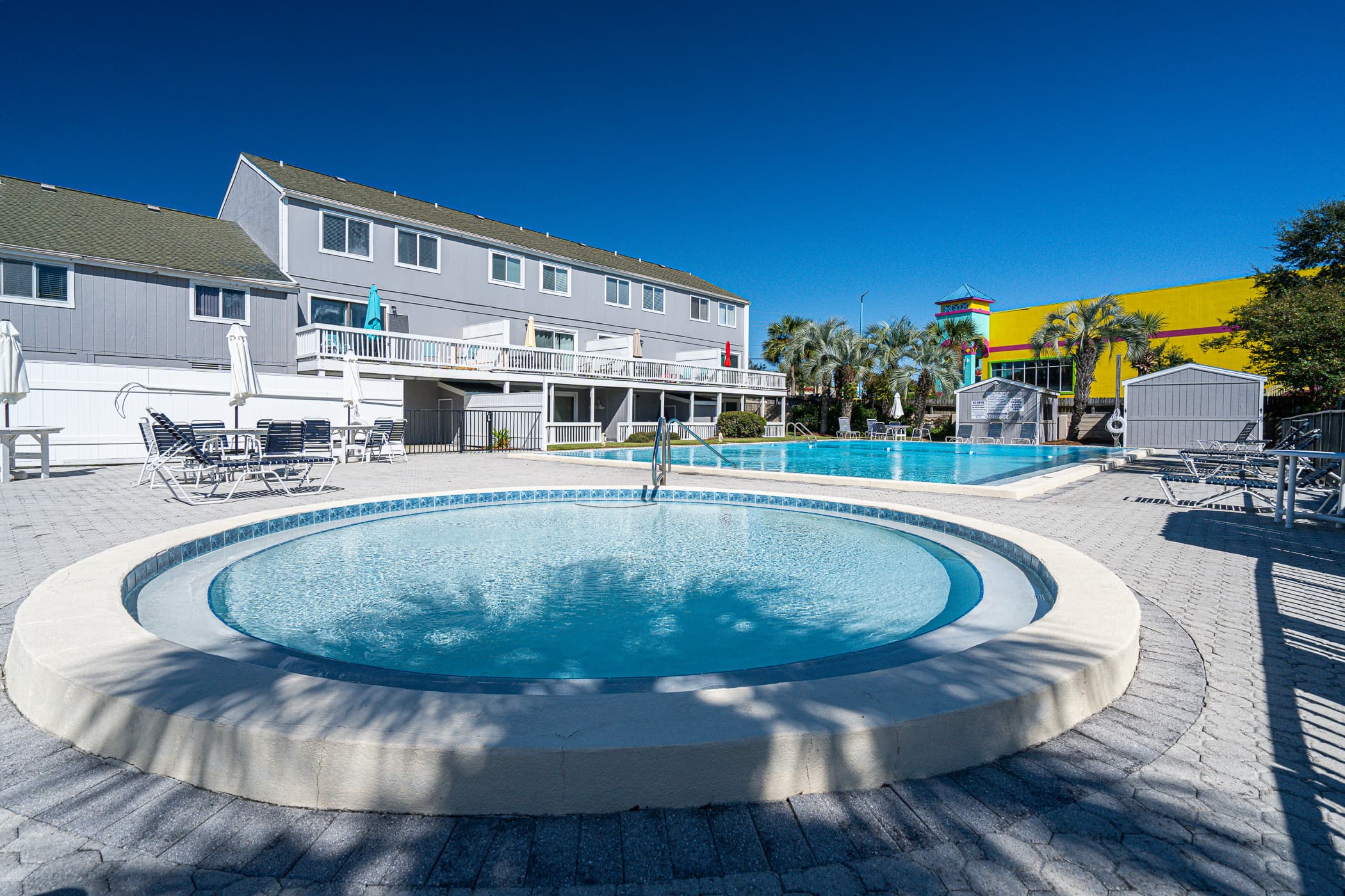 Community pool for your family fun