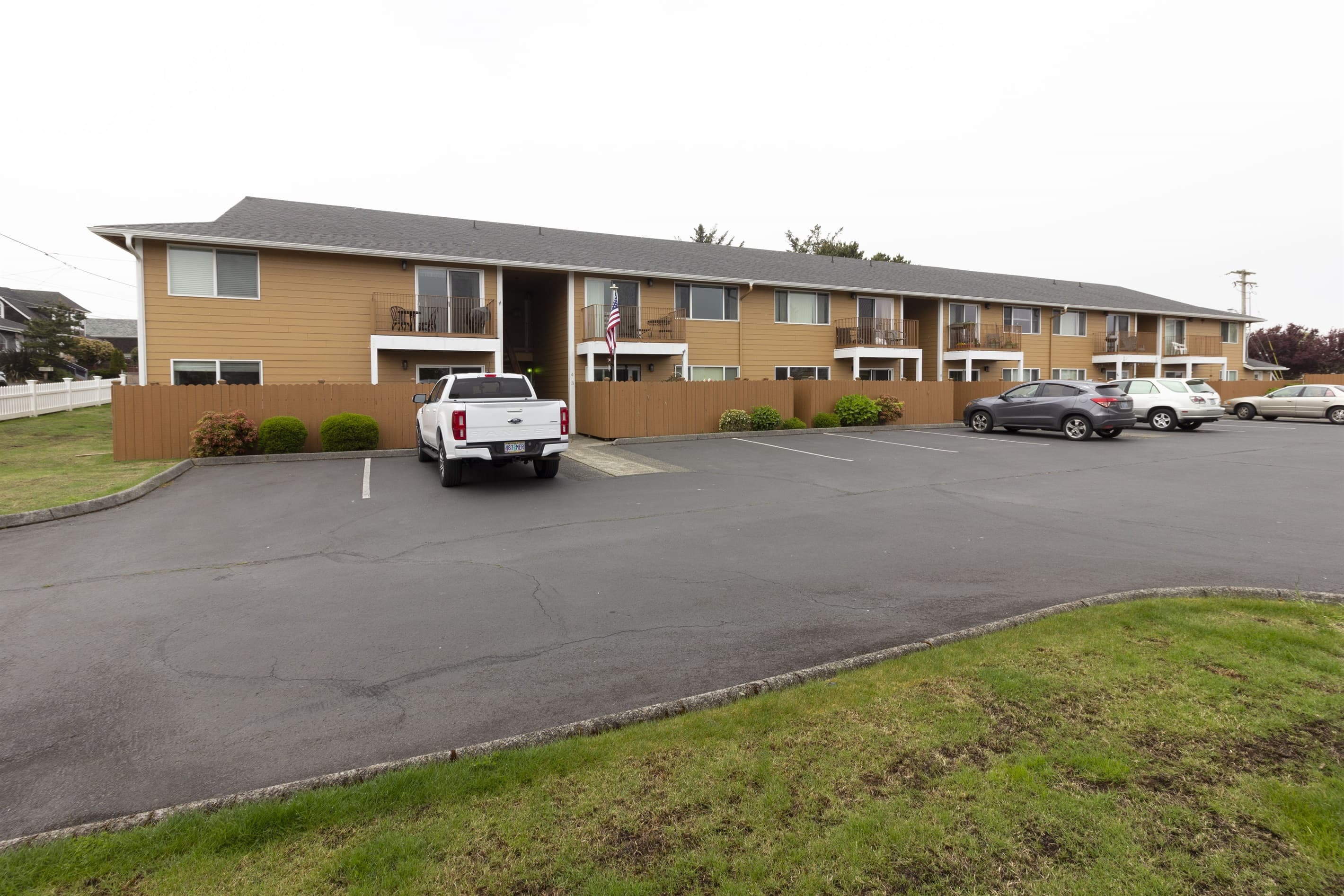 Exterior: Enjoy easy access and free parking, just steps from your seaside adventure! Free parking right outside the home for 2 vehicles