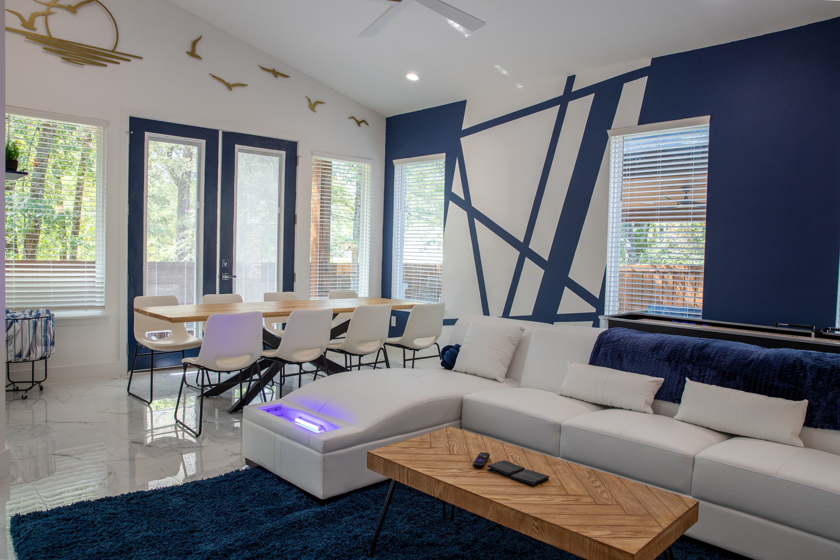 Living Room and Dining Table