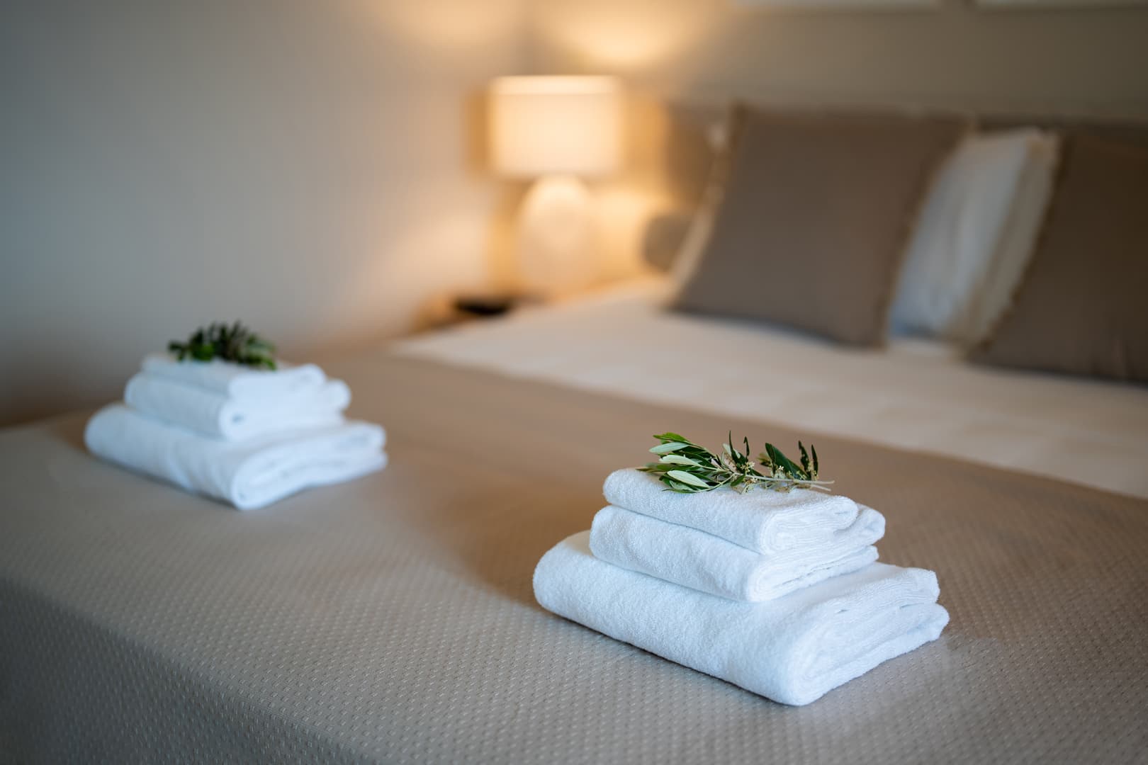 The bed in the Master Bedroom - Superior Villa
