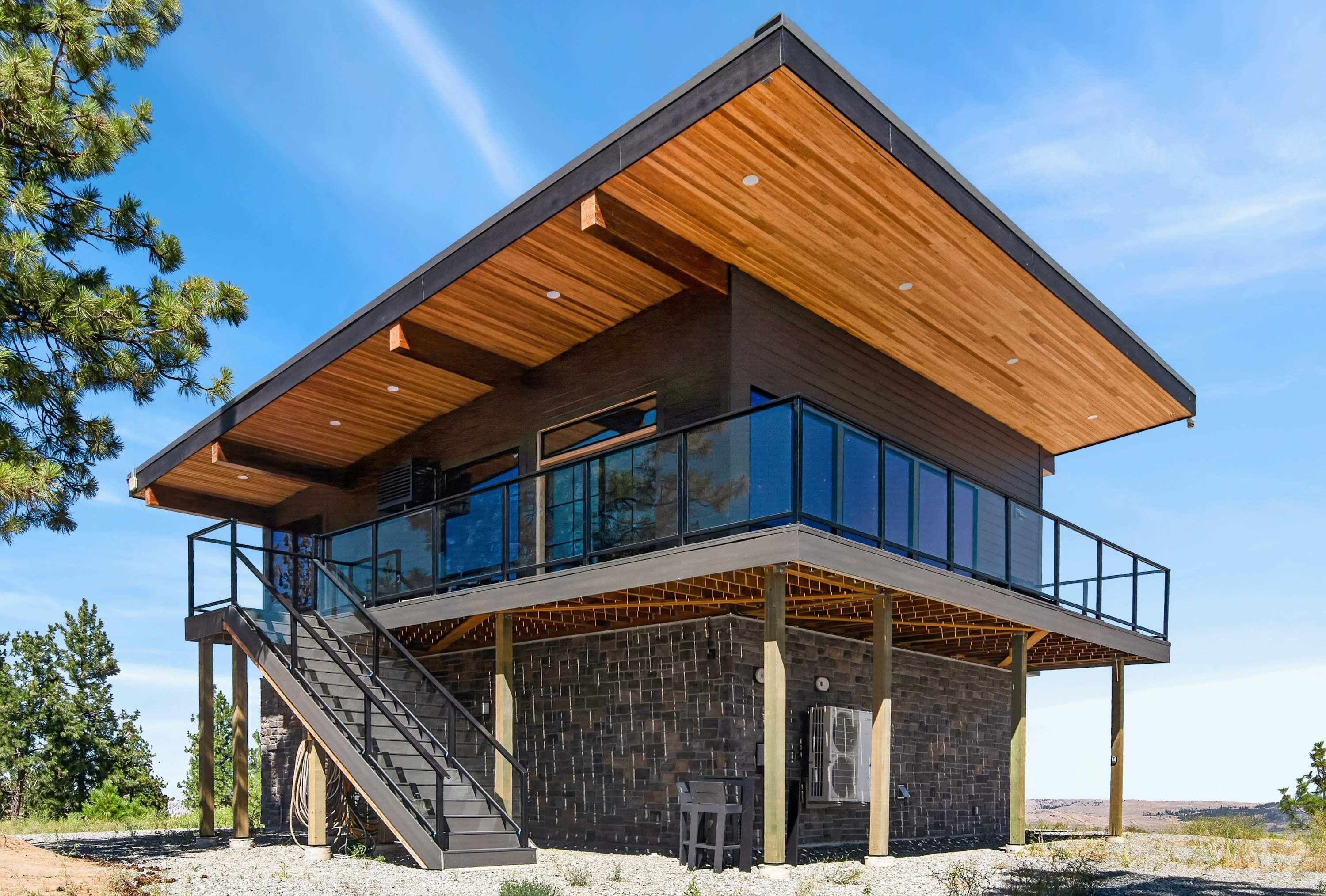 back deck with view