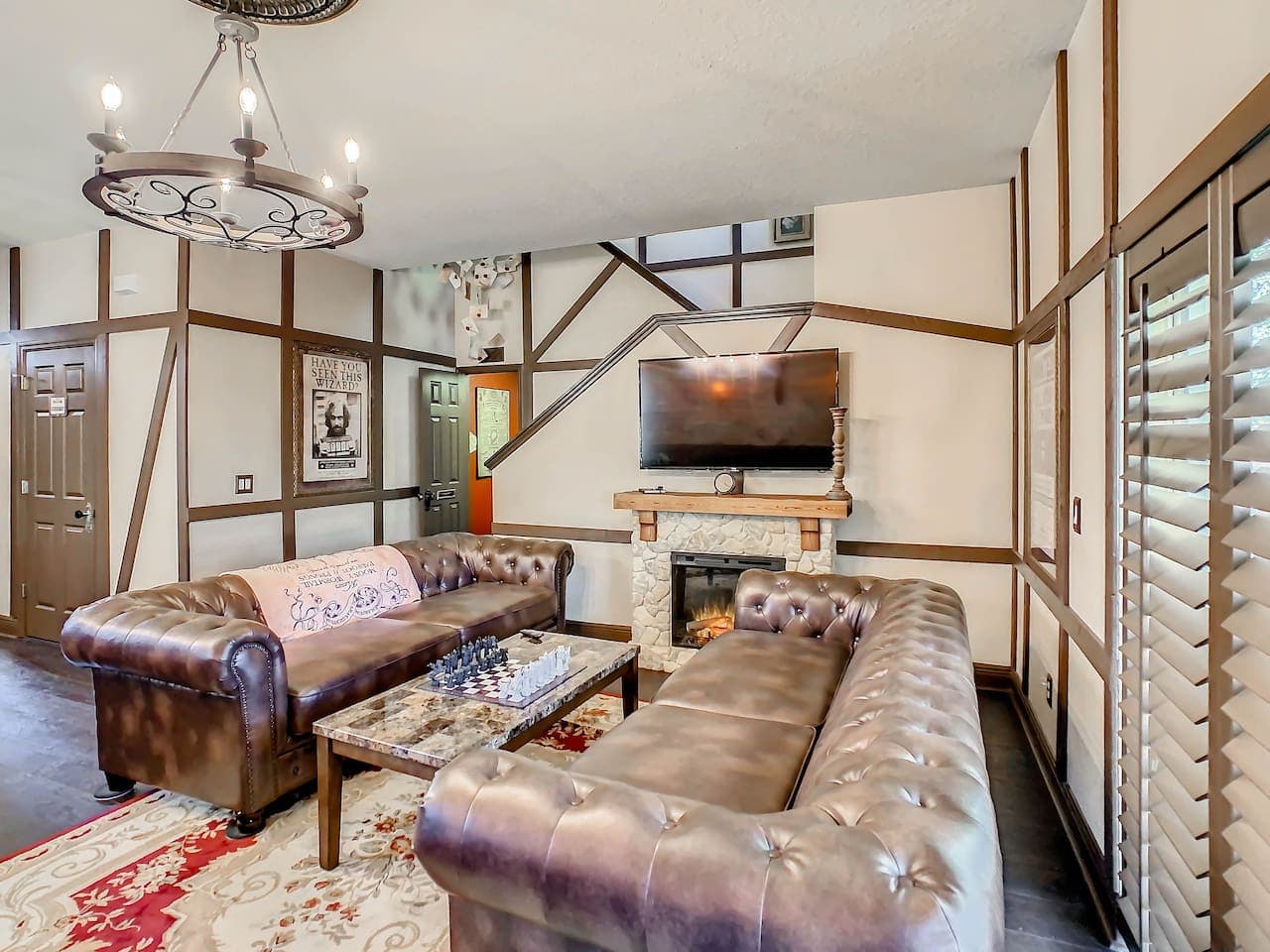 Perfect place to watch a movie and unwind from a day at the parks.